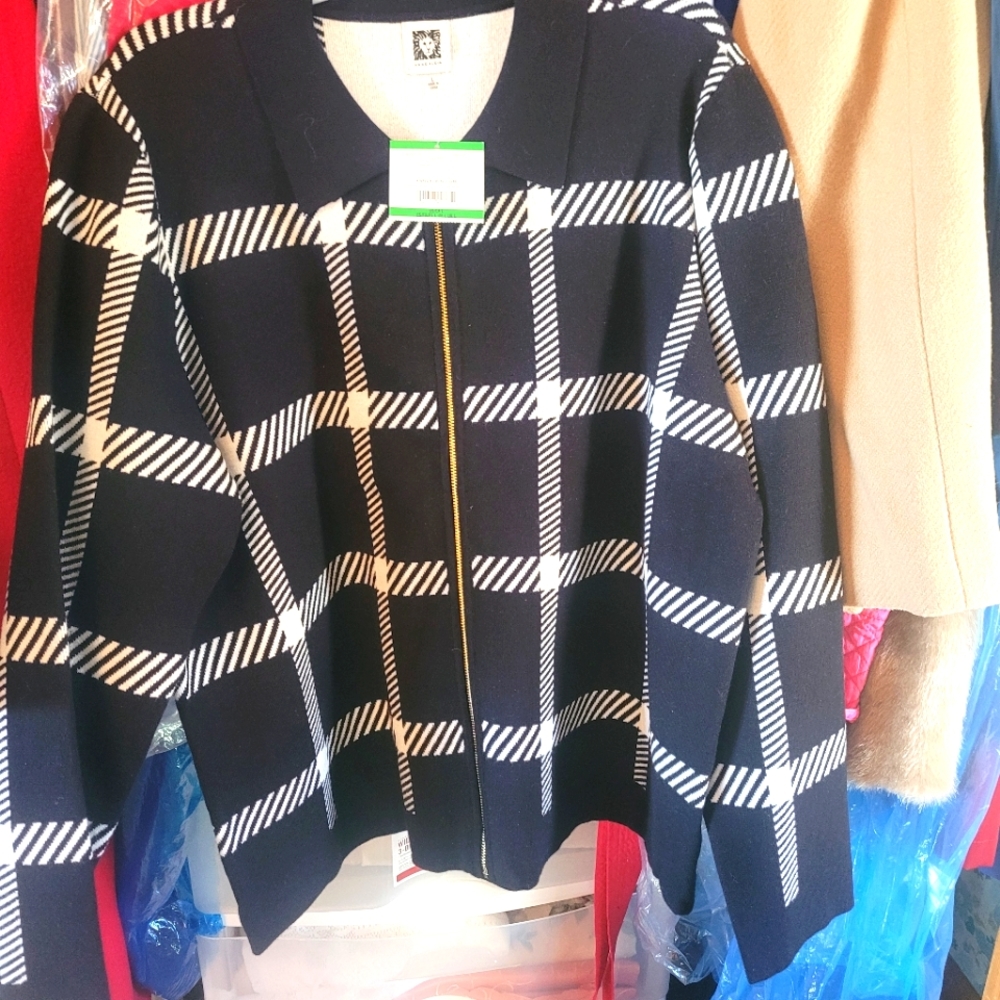 Anne Klien sweater, New with tags, women's L